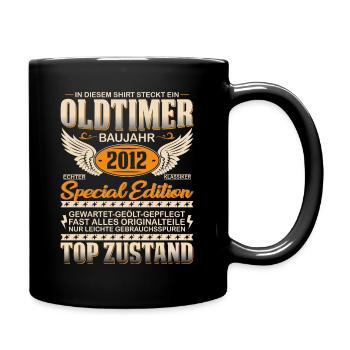 Glänzende Jahrgangsschätze 2012 - Tasse einfarbig - Schwarz - Rechts