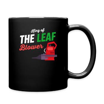 King of the Leaf Blower Landscaper - Full Colour Mug - black - Right