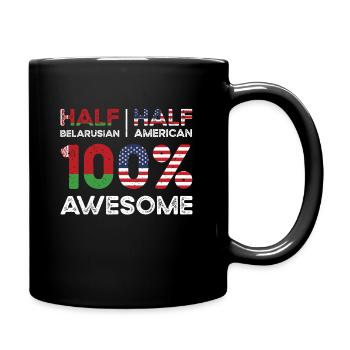 Biélorusse Patriote américain États-Unis cultivé - Mug uni - noir - Droite