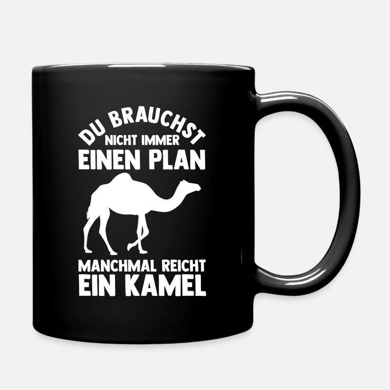 Kamel - Tasse einfarbig - Schwarz