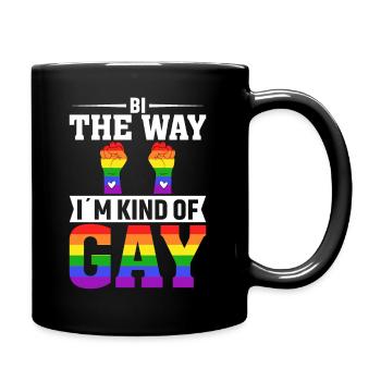 Bi Die Art Wie Ich Schwul Bin - Tasse einfarbig - Schwarz - Rechts