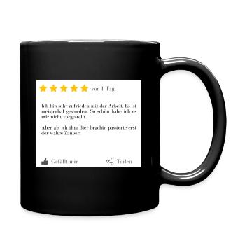 Lustige Tshirts | Lustige T-Shirts | Arbeit | fun - Tasse einfarbig - Schwarz - Rechts