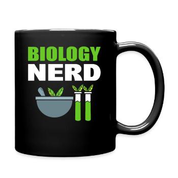 Biology Nerd Biologieprofessor - Tasse einfarbig - Schwarz - Rechts