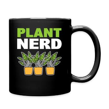 Plant Nerd Ökologe - Tasse einfarbig - Schwarz - Rechts