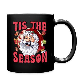 Weihnachtssaison ist da! - Tasse einfarbig - Schwarz - Rechts