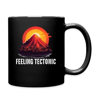 Vulkanologe, Vulkanologie, Geologe, Geologie - Tasse einfarbig - Schwarz - Rechts