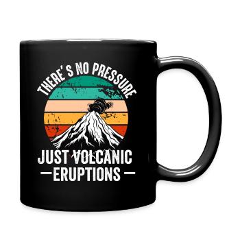 Vulkanologe, Vulkanologie, Geologe, Geologie - Tasse einfarbig - Schwarz - Rechts
