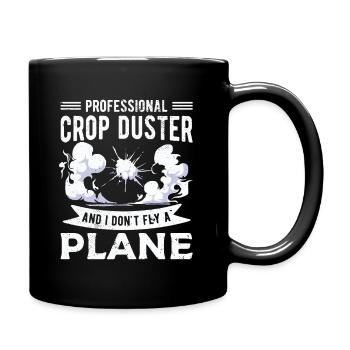 Furz Farting Crop Duster Dad Humor - Tasse einfarbig - Schwarz - Rechts