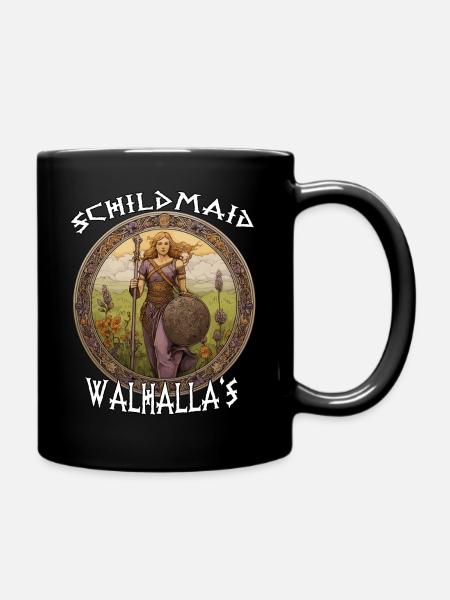 Walhalla Maidens Das Geschenk für Kriegerinnen - Tasse einfarbig - Schwarz