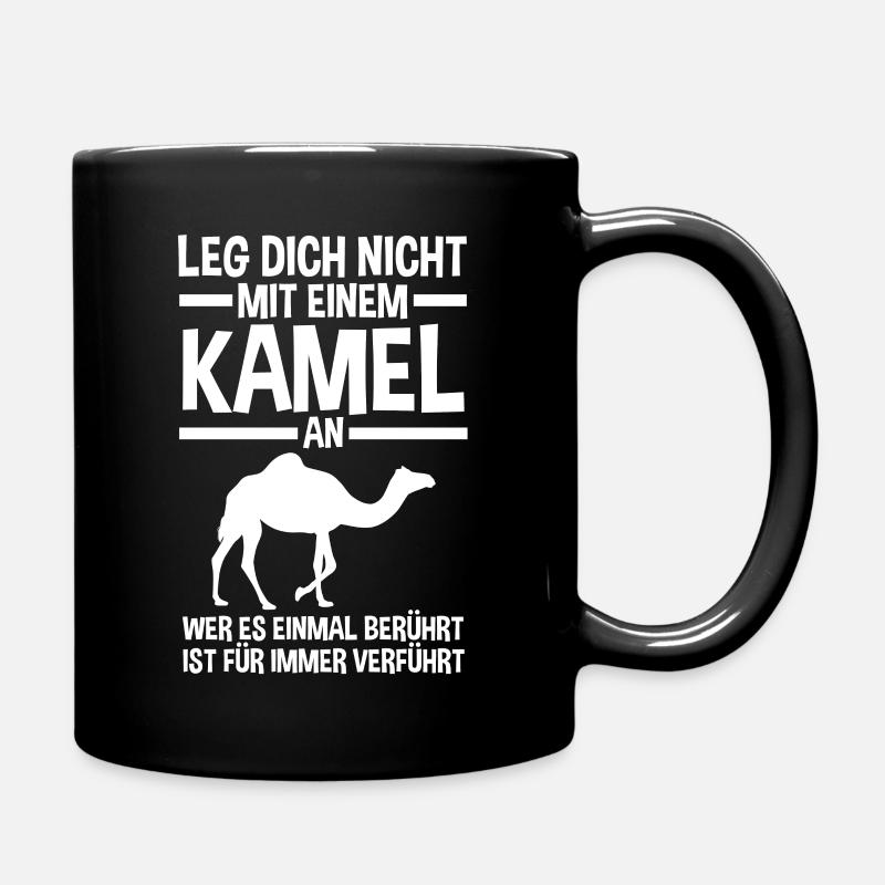 Kamel - Tasse einfarbig - Schwarz