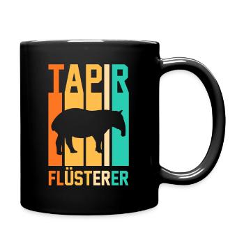 Tapir - Tasse einfarbig - Schwarz - Rechts