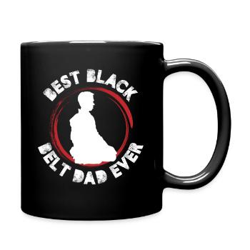 best black belt dad ever Design for a tang so do - Full Colour Mug - black - Right
