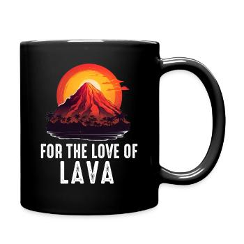Vulkanologe, Vulkanologie, Geologe, Geologie - Tasse einfarbig - Schwarz - Rechts