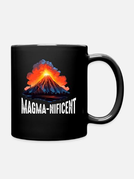 Vulkanologe, Vulkanologie, Geologe, Geologie - Tasse einfarbig - Schwarz
