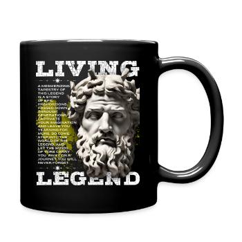 Dieu grec, la fête des pères disant légende vivante - Mug uni - noir - Droite
