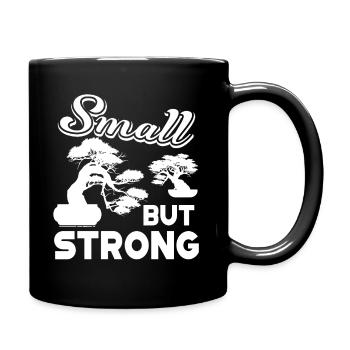 Bonsai Bonsai Small But Strong - Full Colour Mug - black - Right
