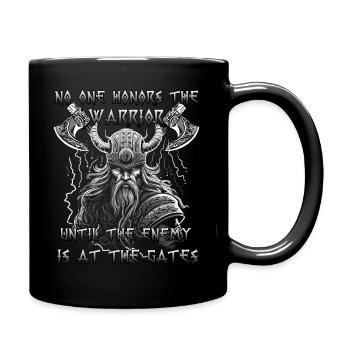 Cadeau de guerrier Valhalla pour les Fans de Viking - Mug uni - noir - Droite