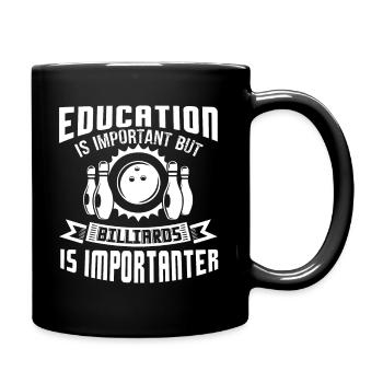 Billiards Billiards Is Importanter - Full Colour Mug - black - Right