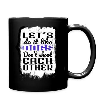 bday peace for paris jokes funny sayings pride - Full Colour Mug - black - Right