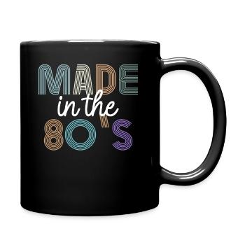 80's La musique des années 80 - Mug uni - noir - Droite