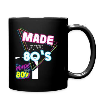 80's La musique des années 80 - Mug uni - noir - Droite