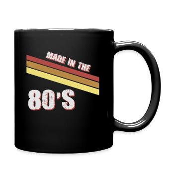 80's La musique des années 80 - Mug uni - noir - Droite