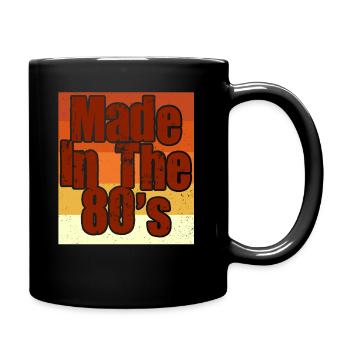 80's The 80s Music - Full Colour Mug - black - Right