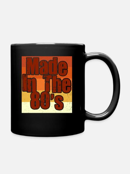 80's La musique des années 80 - Mug uni - noir