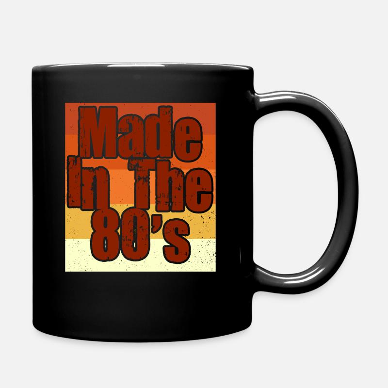 80's La musique des années 80 - Mug uni - noir