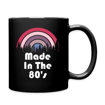 80's La musique des années 80 - Mug uni - noir - Droite