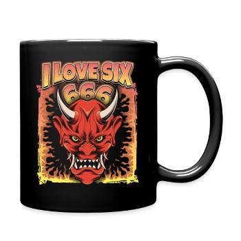 Diable-Diable, Satan Disant 666 - Mug uni - noir - Droite