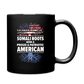 Patriote américain d’origine somalienne États-Unis cultivé - Mug uni - noir - Droite