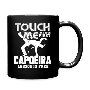 Capoeira First Capoeira Lesson Is Free - Full Colour Mug - black - Right