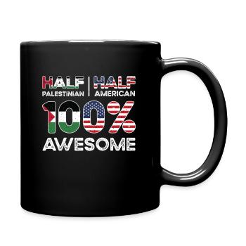 Patriote américain palestinien États-Unis - Mug uni - noir - Droite