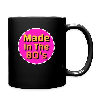 80's La musique des années 80 - Mug uni - noir - Droite