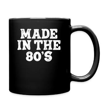 80's La musique des années 80 - Mug uni - noir - Droite