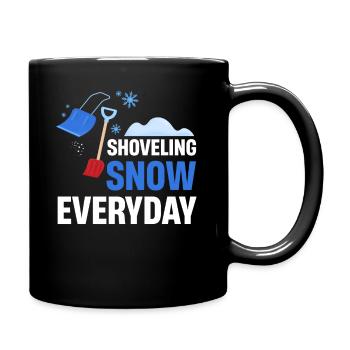 Pyjama de pelle à neige de tous les jours - Mug uni - noir - Droite