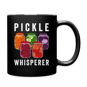 Pickle Whisperer - Full Colour Mug - black - Right