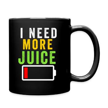 Entsaften Männer Frauen Entsafter Reinigung Smoothie Saft - Tasse einfarbig - Schwarz - Rechts