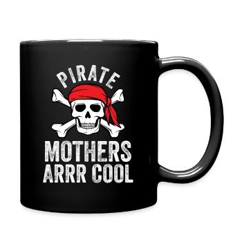 Mother Pirate Mothers Arrr Cool Matching Family - Full Colour Mug - black - Right