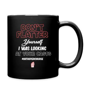 Ne vous flatte pas, j’ai votre - Mug uni - noir - Droite