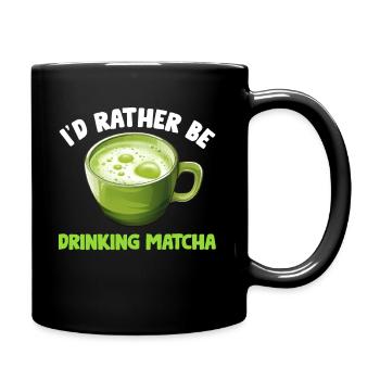 Matcha Tea Latte Lover For Green Tea Funny Matcha - Full Colour Mug - black - Right