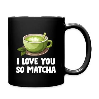 Matcha Tea Latte Lover For Green Tea Funny Matcha - Full Colour Mug - black - Right