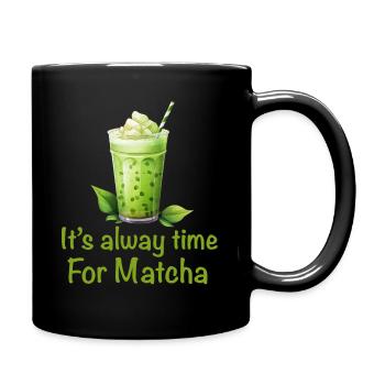 Matcha Tea Latte Lover For Green Tea Funny Matcha - Full Colour Mug - black - Right