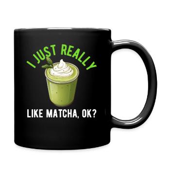 Matcha Tea Latte Lover For Green Tea Funny Matcha - Full Colour Mug - black - Right