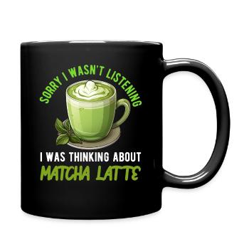 Matcha Tea Latte Lover For Green Tea Funny Matcha - Full Colour Mug - black - Right