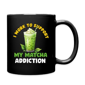 Matcha Tea Latte Lover For Green Tea Funny Matcha - Full Colour Mug - black - Right