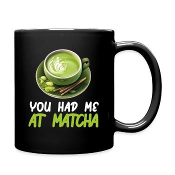 Matcha Tea Latte Lover For Green Tea Funny Matcha - Full Colour Mug - black - Right