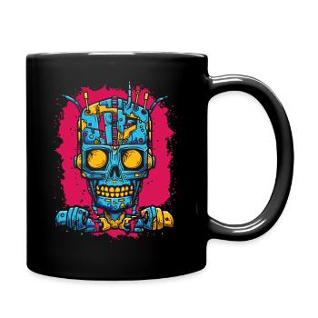 Robot Cyborg Zombie - Mug uni - noir - Droite