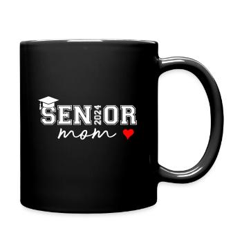 Senior 2024 Mom Graduate Cute Heart Class of 2024 - Full Colour Mug - black - Right